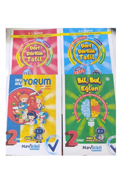 Mavitikli Yayıncılık MAVİTİKLİ 2.Sınıf Yarıyıl Tatil Seti - 2026