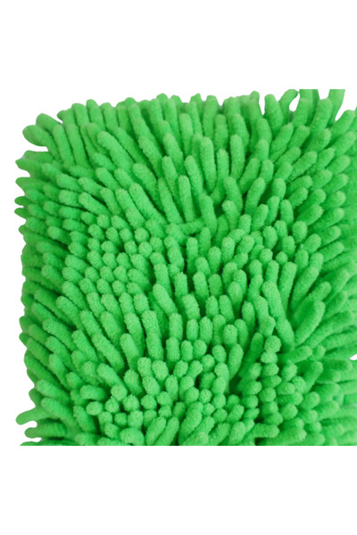 Gloss IQ Mănușă Spălare Auto Chenille – Verde (izolată pe interior)