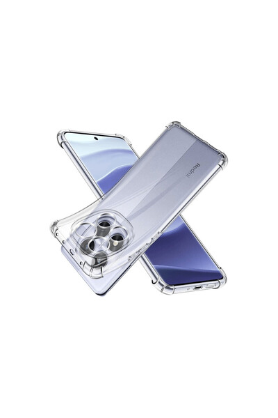 Hatreds Xiaomi Redmi Note 14 Pro 5G İçin Uyumlu Darbe Emici Yumuşak Ultra İnc...