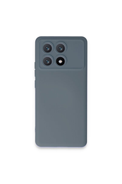 NewFace Xiaomi Poco X6 Pro Case Nano Inside Velvet Silicone - Grey