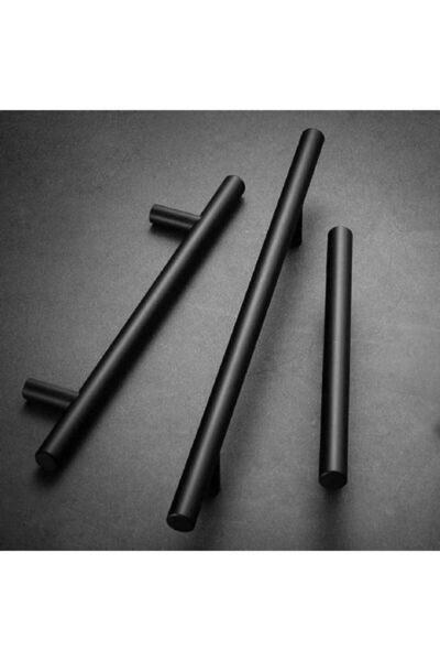 Marelli 96 mm Black Stainless Steel Pull Handle Furniture Handle, Cabinet Handle