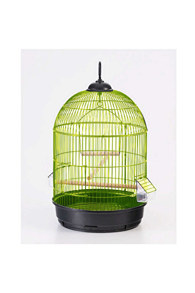 EuroGold 1615448746 YUVARLAK KUŞ KAFESI PIRINÇ KAPLAMA (34 X 55) X (184854) 1 ADET