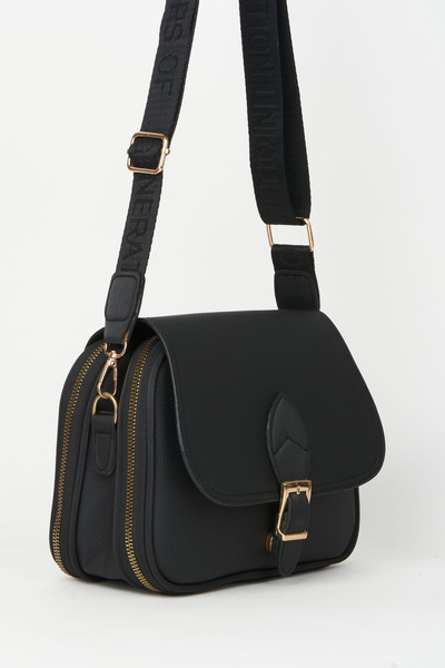 Meryem Çanta Kadın 3 Bölmeli Çıtçıtlı Kapak Uzun Askılı Çapraz Omuz Çantası