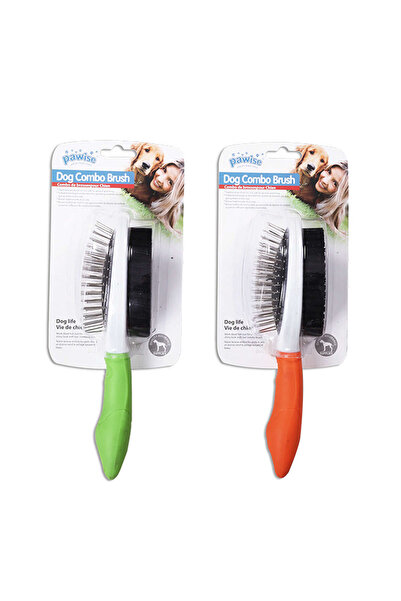 Pawise فرشاة مزدوجة للكلاب (191523)