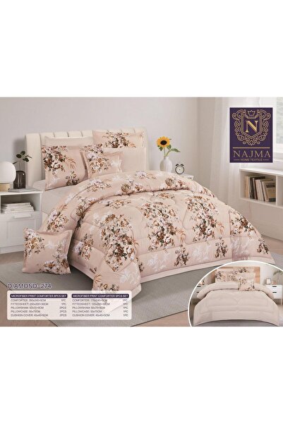 NAJMA Diamond Microfiber Double Bed Quilt, Soft, Luxurious Packaging - Double...