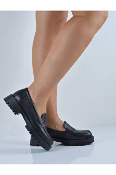 Şanslı Ayakkabıcılık Black Genuine Leather Ready-To-Wear Boots