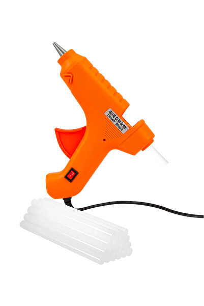 Concord مسدس غراء 60 واط مع أعواد غراء 500 غرام، أداة لاصقة كهربائية عالية الحرارة 11 مم