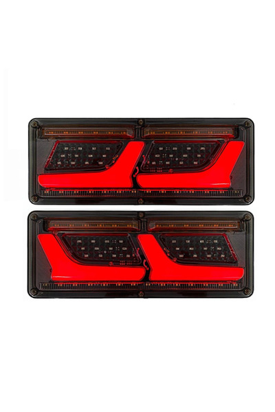 OEM Set stopuri spate, triplu LED 33cm, 5 funcții, pentru remorcă, camion și remorcă, 12-24V, universale