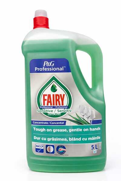 Fairy Detergent Vase Concentrat, 5L Aloe Vera