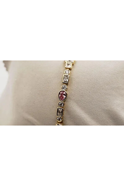 XUPING JEWELRY Brățară placată cu aur de 18K și pietre de zirconiu