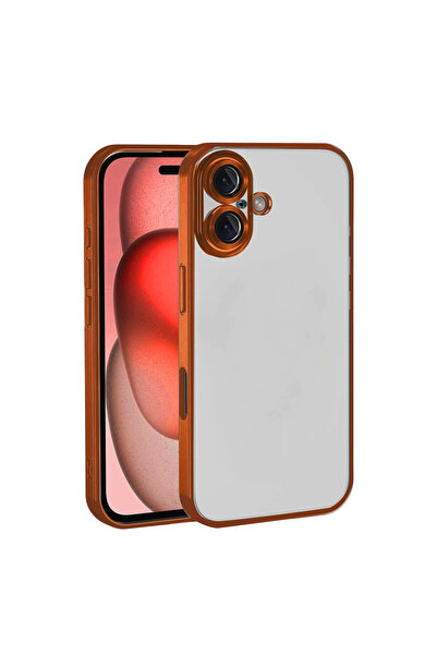 NewFace Apple iPhone 17 Lens Silicone Case - Orange