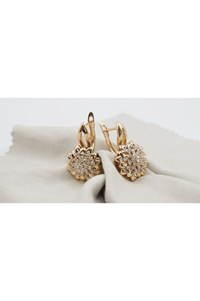 XUPING JEWELRY Cercei placați cu aur de 18k și zirconiu