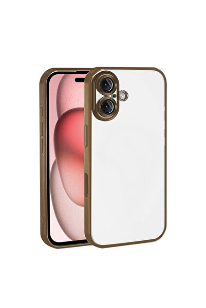 NewFace غطاء سيليكون لهاتف آيفون 17 من آبل - تيتانيوم صحراوي