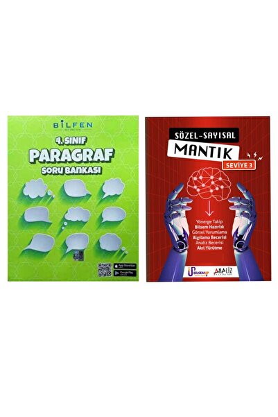 Bilfen Yayıncılık 4. Sınıf Parağraf Soru Bankası + Sözel Ve Sayısal Mantık Zo...