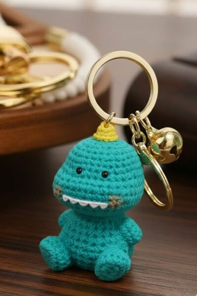 NADİDE AKSESUAR Dinosaur Keychain Bag Ornament and Car Keychain Anhtr-Dnzr-Cn...