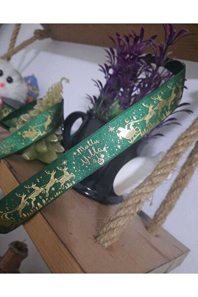 İMREN AKSESUAR سنة جديدة سعيدة عيد الميلاد سانتا كلوز عربة الغزلان رقائق ذهبي...