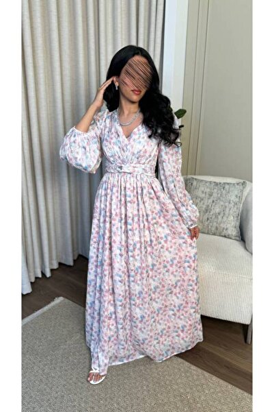 Warazan Long Printed Dress for Eid