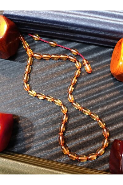 Anemore Collection TASBIH SISTEMATAT din chihlimbar cu efect de foc