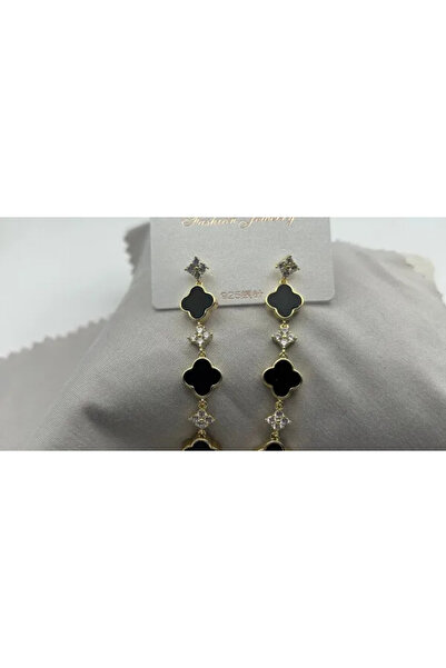 XUPING JEWELRY Cercei Van Cleff cu trifoi și pietre de zirconiu