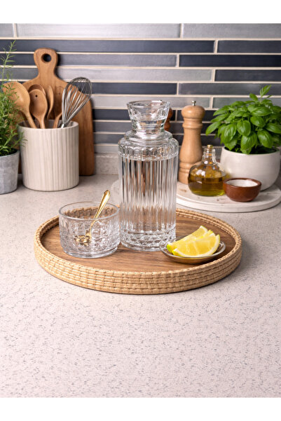 GACASA El Yapımı Cam Başucu Sürahisi