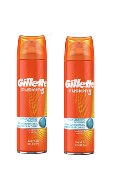 Gillette Fusion 5 Gel de Ras 200 ml - 2 buc