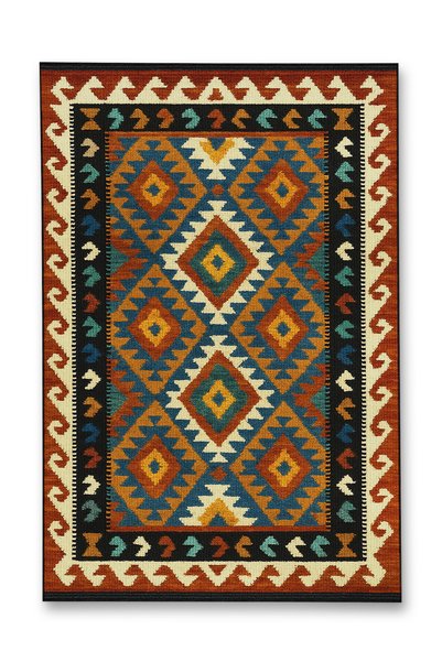 Rugs Modern Halı سجادة موسو متعددة الألوان بنقوش البقلاوة التقليدية وقاعدة من...