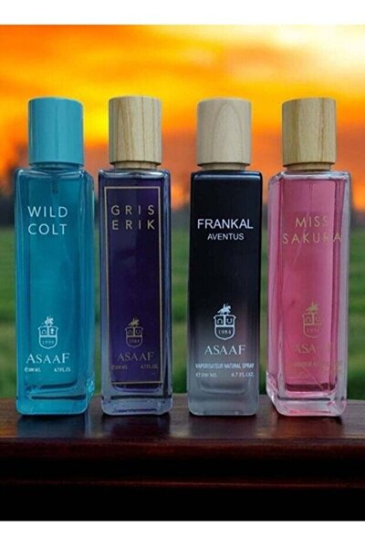 ASSAF Asaf Trend Perfume Set, 4 Pieces * 200ml Eau de Parfum