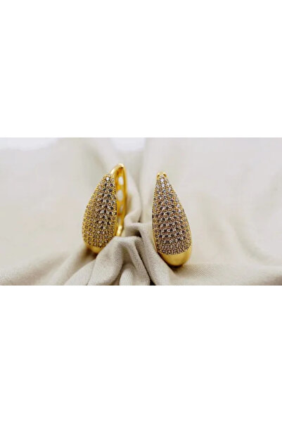 XUPING JEWELRY Cercei placați cu aur și pietre de zirconiu