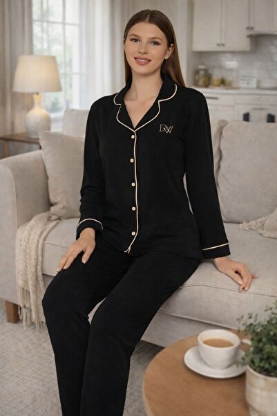 GAMDELLE MODA طقم بيجامة قطن نسائي