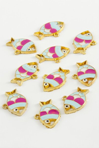 ZERO LAND Mtxdpn Fish Single Handle Enamel Bracelet and Pendant Attachment (1...