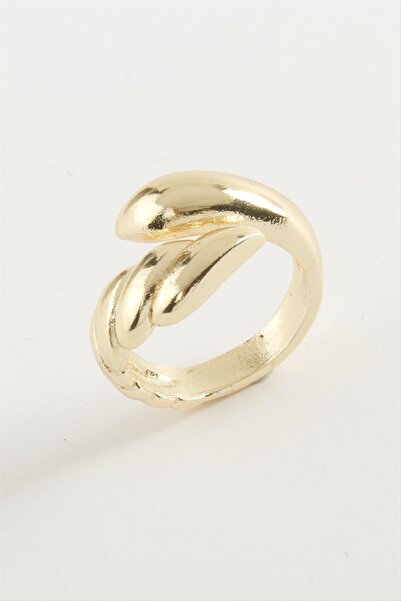 ZERO LAND 1613919749 حلقة معدنية ملتوية (211939) - أصفر