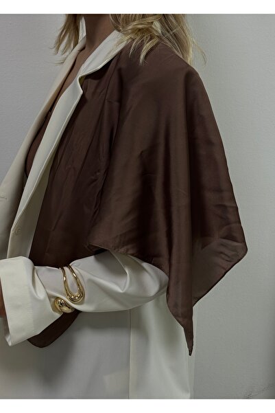 KİLİGİSTANBUL Plain Color 70X70 Satin Scarf