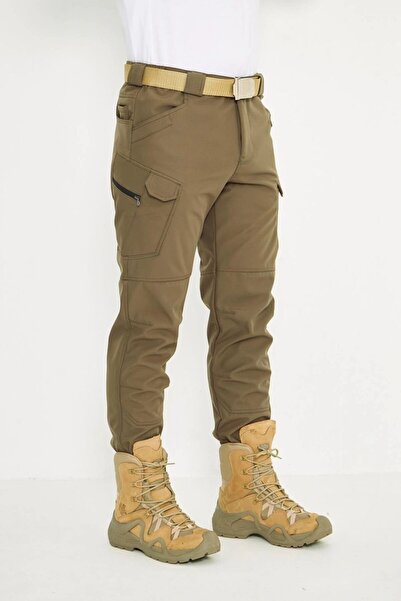YENİLER Su Ve Rüzgar Geçirmez Termal Kaplamalı Softshell Outdoor Pantolon