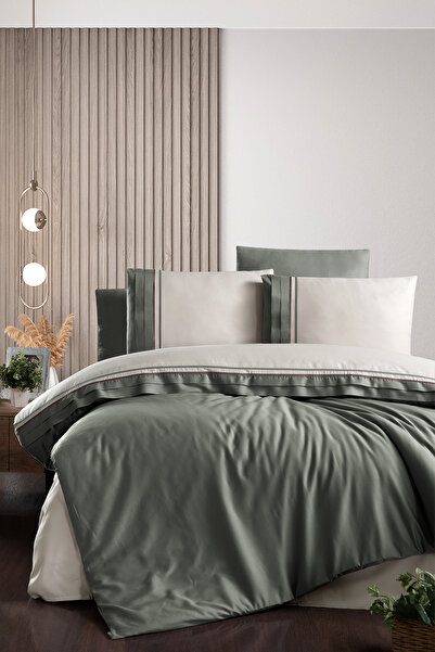 First Choice Groovy %100 Pamuk 200 TC Deluxe Saten (80 Tel) Çift Kişilik Nevr...