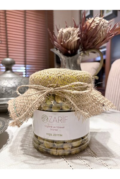 Zarif Organik ve Yöresel Ürünler Yeşil Zeytin Kırma - Gaziantep Taş Kırma Yeş...