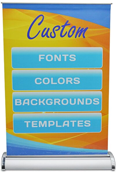 ALAYRA International Customizable Retractable Roll Up Banner Stand Display Pa...
