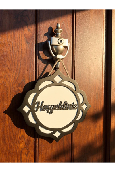 MEC DEKORASYON Welcome Written Decorative Door Ornament |   Home & Office Ent...