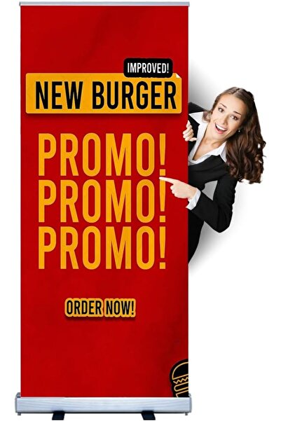 ALAYRA International حامل لافتة قابل للتخصيص والسحب لعرض الإعلانات في المعارض...