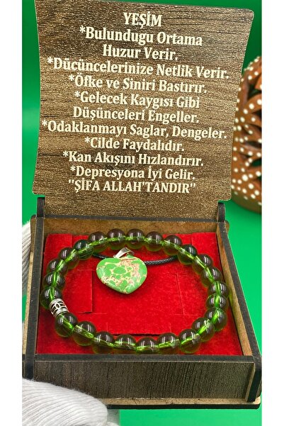 charmove ile kendinizi şımartın Jade Necklace Bracelet Natural Stone Set
