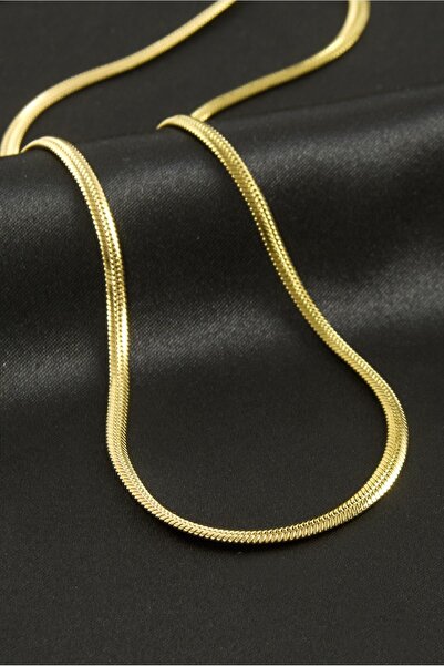 ZERO LAND 1614716749 قلادة من الفولاذ الإيطالي (211647) 60 سم-أصفر