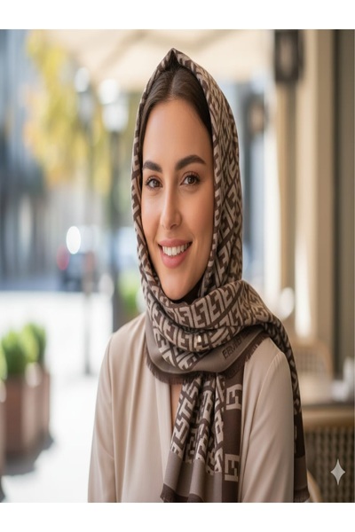 w white stars sports & wear ДВОСТОРОННІЙ ШАЛ З ВІЗЕРУНКОМ F