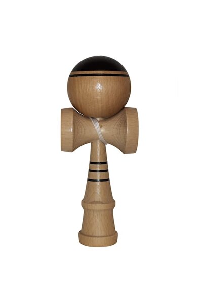 Globalport Retail Kendama profesională din lemn de fag 18 cm, Blackline Wood ...