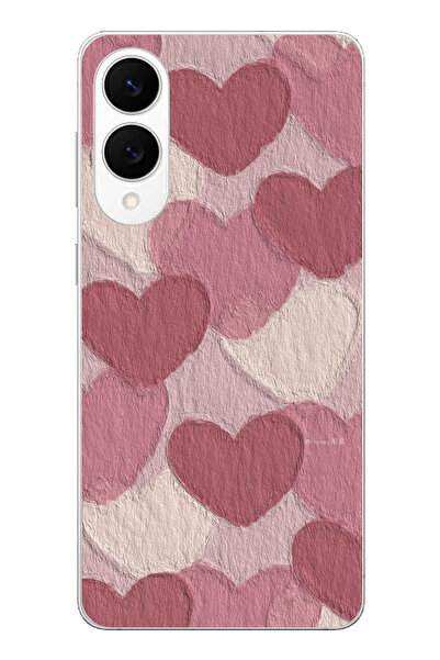 TechTree حافظة سيليكون مطبوع متوافقة مع هاتف سامسونج جالاكسي S25 إيدج بلون ور...