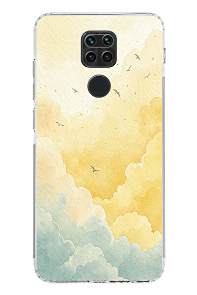 TechTree حافظة سيليكون متوافقة مع هاتف Redmi Note 9 باللونين الأصفر والأخضر C...