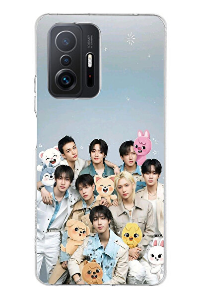 TechTree حافظة سيليكون مطبوع متوافقة مع Xiaomi Mi 11T-11T PRO ذات طابع K-Pop ...