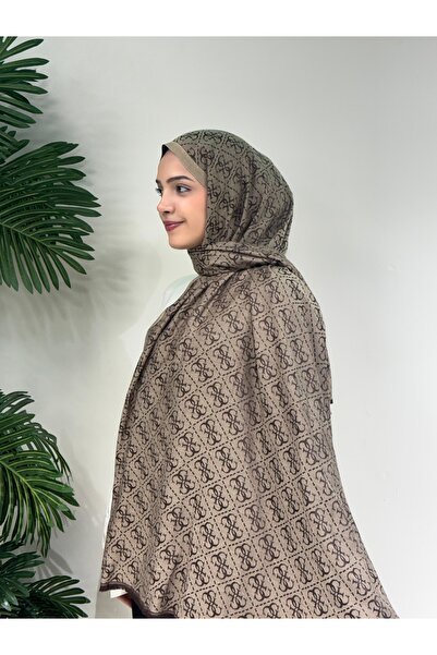 MORZE Çift taraflı desenli kaşmir ipek şal