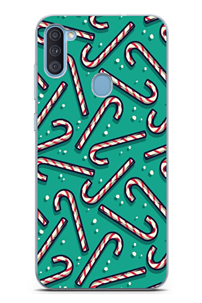 TechTree حافظة سيليكون متوافقة مع هاتف سامسونج جالاكسي A11-M11 موديل مطبوع مع...