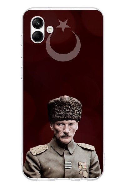 TechTree حافظة سيليكون متوافقة مع هاتف سامسونج جالاكسي A06 على شكل نجمة وهلال...