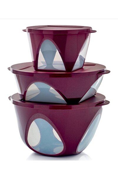 Tupperware Tutku Set Saklama Kabı 4.3 lt , 2.5 lt , 1.5 lt