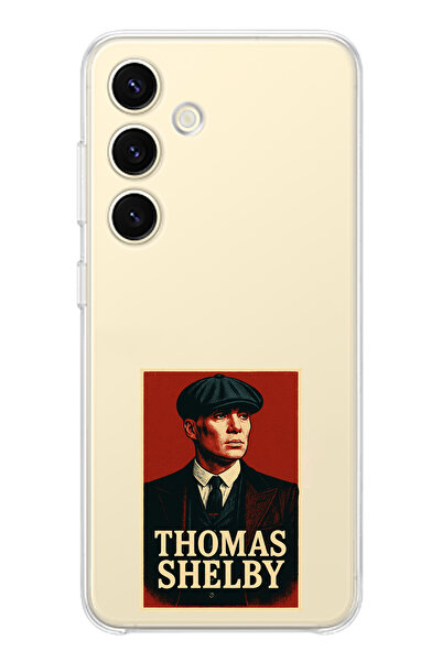 TechTree حافظة سيليكون متوافقة مع هاتف سامسونج جالاكسي S24 من توماس شيلبي مطبوع